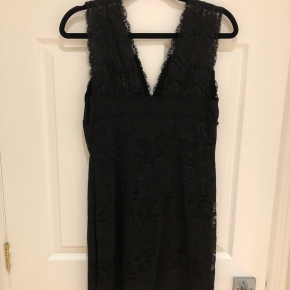 Guess Black Lace Cocktail Dress - Large - Picture 2 of 8